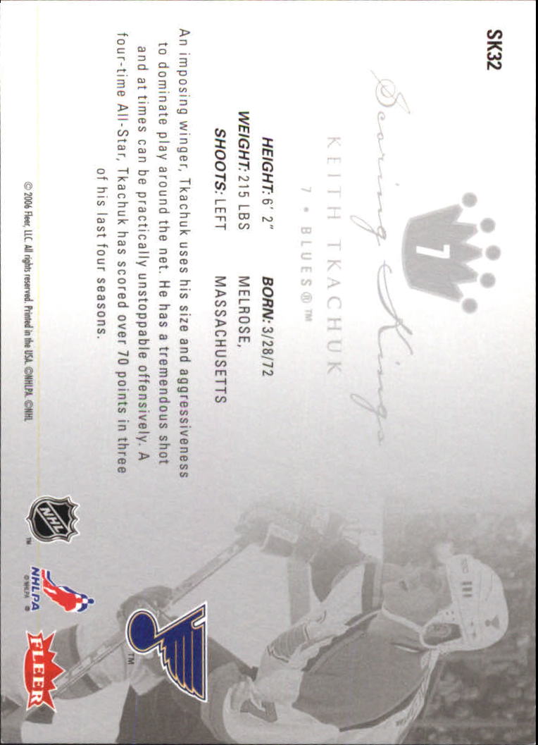 2005-06 Ultra Scoring Kings Hockey Card Pick (Inserts) - Picture 63 of 79