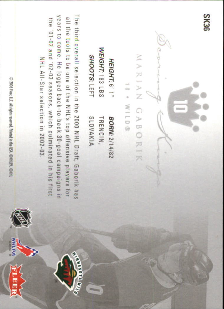 2005-06 Ultra Scoring Kings Hockey Card Pick (Inserts) - Picture 71 of 79