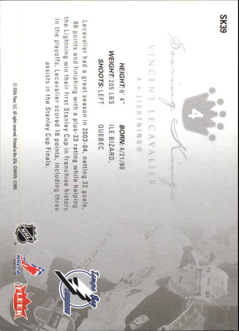 2005-06 Ultra Scoring Kings Hockey Card Pick (Inserts) - Picture 77 of 79
