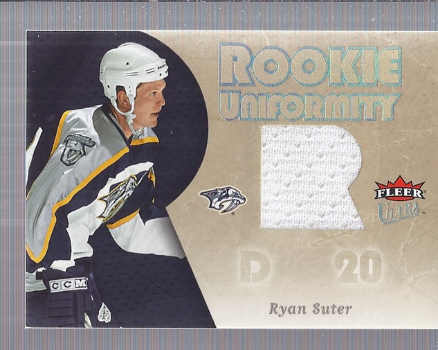 2005-06 Ultra Rookie Uniformity Jerseys #RURS Ryan Suter back image