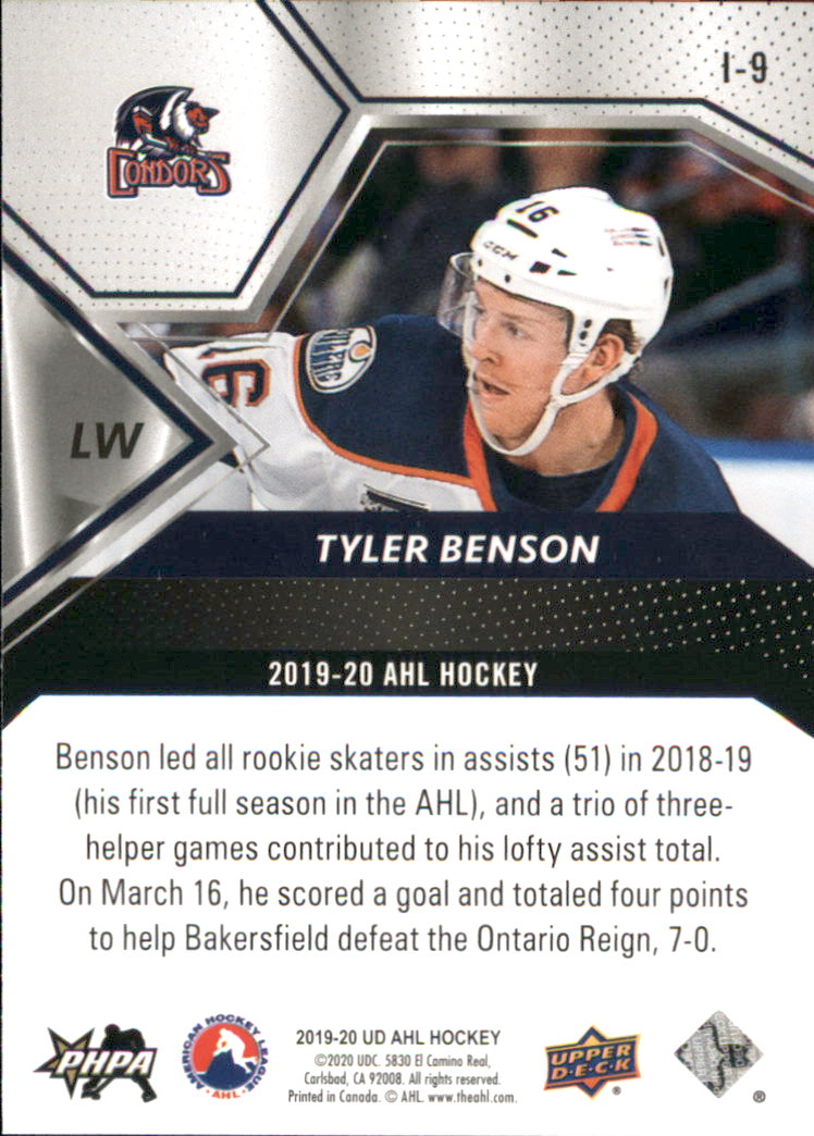 B3726- 2019-20 Upper Deck AHL Cards 1-90 +Inserts -You Pick- 15+ FREE US SHIP