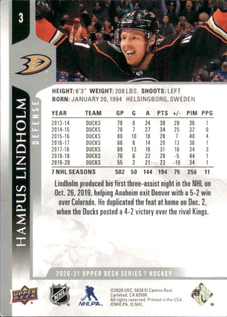 Sports Card Back