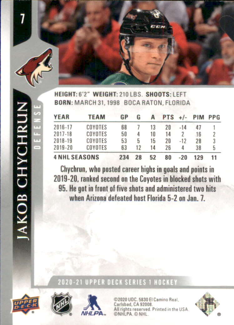 A7774- 2020-21 Upper Deck Hockey Karte #S 1-250 -du Pick- 15 + Gratis US Schiff - Bild 13 von 327