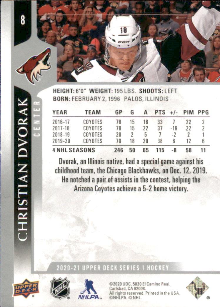 A7774- 2020-21 Upper Deck Hockey Karte #S 1-250 -du Pick- 15 + Gratis US Schiff - Bild 15 von 327