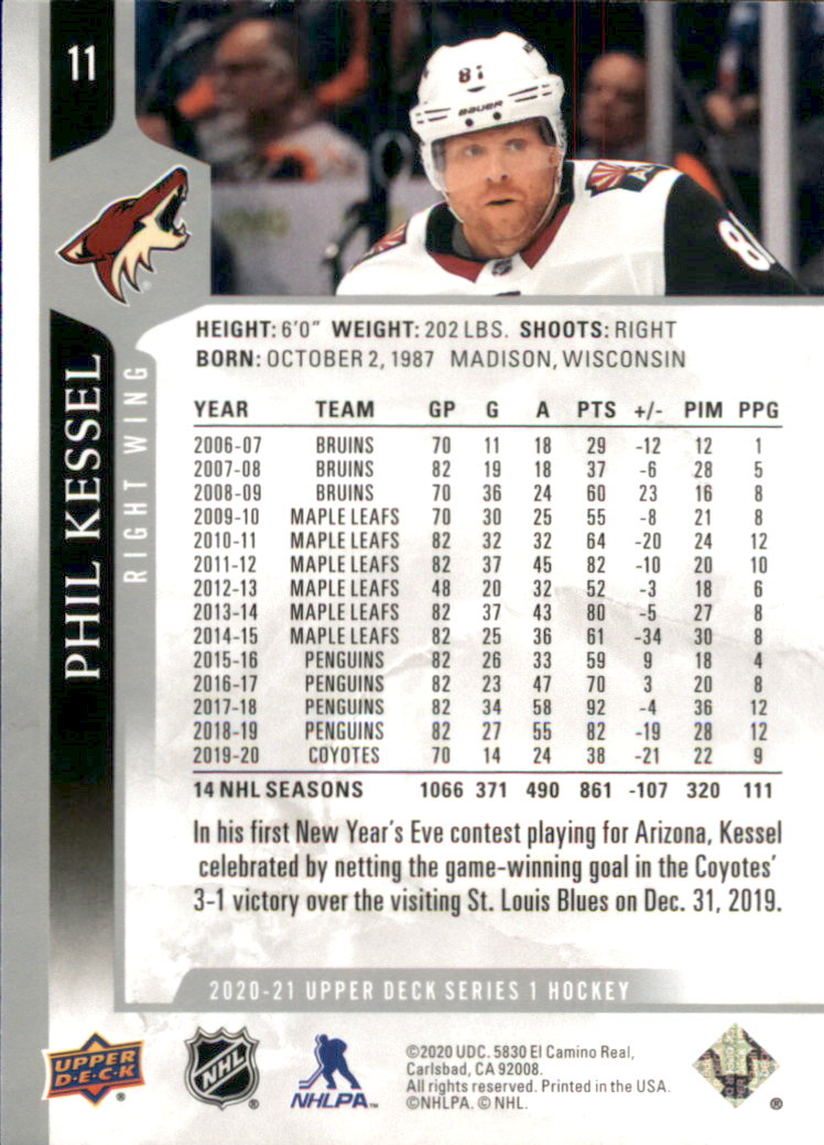 A7774- 2020-21 Upper Deck Hockey Karte #S 1-250 -du Pick- 15 + Gratis US Schiff - Bild 21 von 327