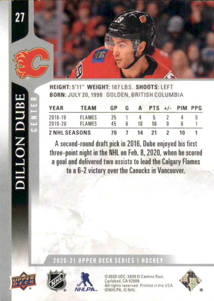 A7774- 2020-21 Upper Deck Hockey Karte #S 1-250 -du Pick- 15 + Gratis US Schiff - Bild 45 von 327