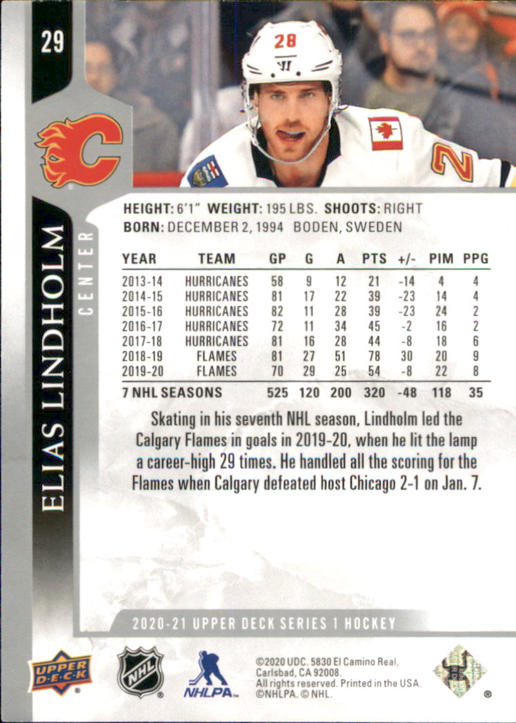 A7774- 2020-21 Upper Deck Hockey Karte #S 1-250 -du Pick- 15 + Gratis US Schiff - Bild 49 von 327
