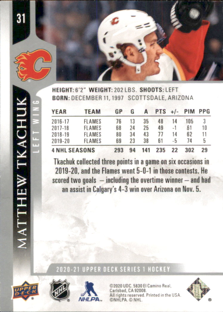 A7774- 2020-21 Upper Deck Hockey Karte #S 1-250 -du Pick- 15 + Gratis US Schiff - Bild 53 von 327