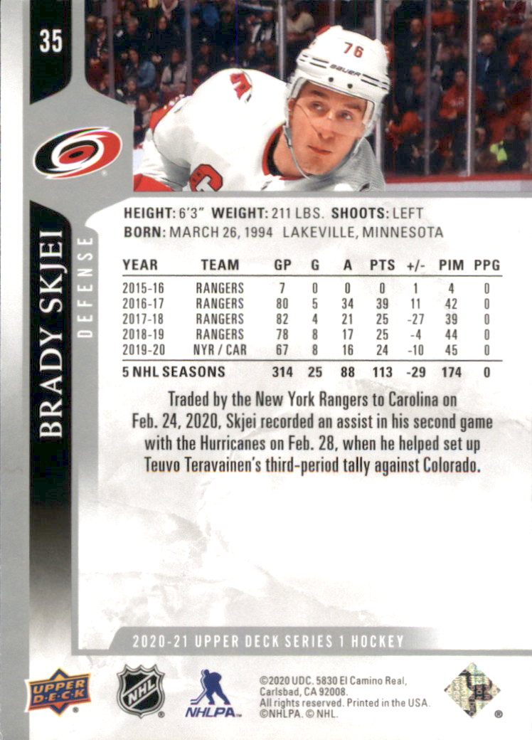 A7774- 2020-21 Upper Deck Hockey Karte #S 1-250 -du Pick- 15 + Gratis US Schiff - Bild 61 von 327
