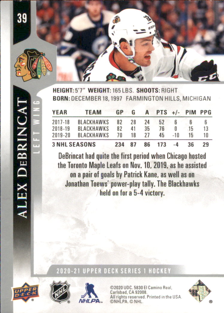 A7774- 2020-21 Upper Deck Hockey Karte #S 1-250 -du Pick- 15 + Gratis US Schiff - Bild 67 von 327