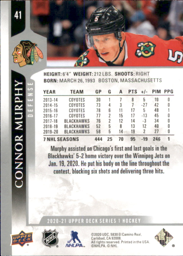 A7774- 2020-21 Upper Deck Hockey Karte #S 1-250 -du Pick- 15 + Gratis US Schiff - Bild 69 von 327