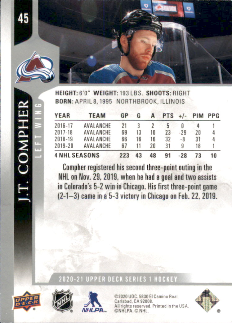 A7774- 2020-21 Upper Deck Hockey Karte #S 1-250 -du Pick- 15 + Gratis US Schiff - Bild 75 von 327