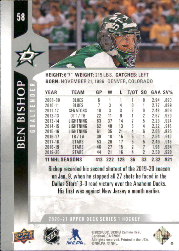 A7774- 2020-21 Upper Deck Hockey Karte #S 1-250 -du Pick- 15 + Gratis US Schiff - Bild 97 von 327