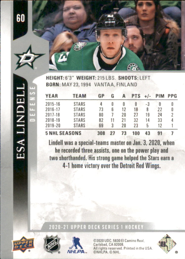 A7774- 2020-21 Upper Deck Hockey Karte #S 1-250 -du Pick- 15 + Gratis US Schiff - Bild 101 von 327