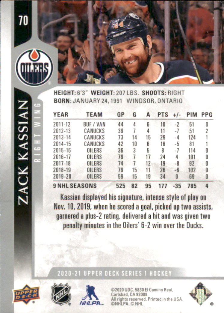 A7774- 2020-21 Upper Deck Hockey Karte #S 1-250 -du Pick- 15 + Gratis US Schiff - Bild 115 von 327
