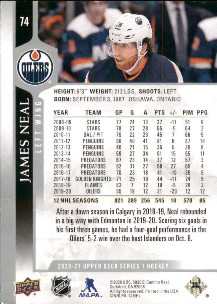 A7774- 2020-21 Upper Deck Hockey Karte #S 1-250 -du Pick- 15 + Gratis US Schiff - Bild 121 von 327
