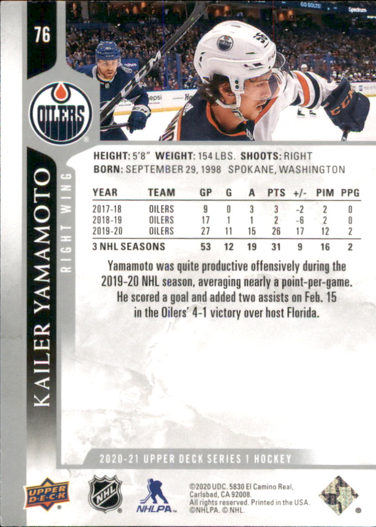 A7774- 2020-21 Upper Deck Hockey Karte #S 1-250 -du Pick- 15 + Gratis US Schiff - Bild 125 von 327