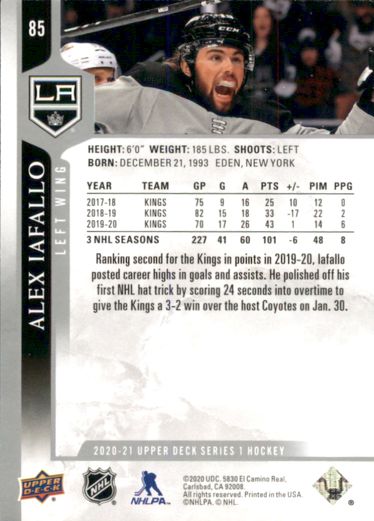 A7774- 2020-21 Upper Deck Hockey Karte #S 1-250 -du Pick- 15 + Gratis US Schiff - Bild 141 von 327