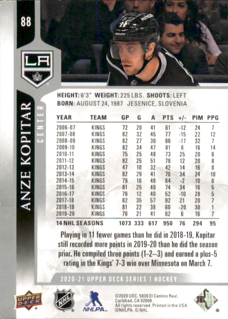 A7774- 2020-21 Upper Deck Hockey Karte #S 1-250 -du Pick- 15 + Gratis US Schiff - Bild 147 von 327