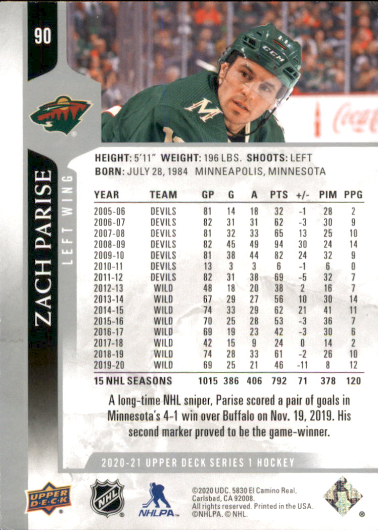 A7774- 2020-21 Upper Deck Hockey Karte #S 1-250 -du Pick- 15 + Gratis US Schiff - Bild 151 von 327