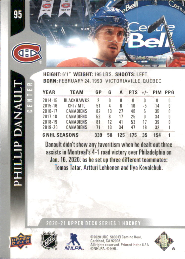A7774- 2020-21 Upper Deck Hockey Karte #S 1-250 -du Pick- 15 + Gratis US Schiff - Bild 161 von 327