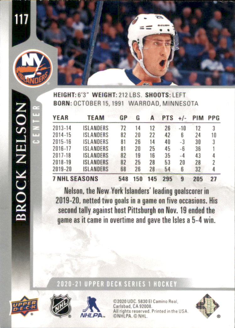 A7774- 2020-21 Upper Deck Hockey Karte #S 1-250 -du Pick- 15 + Gratis US Schiff - Bild 197 von 327