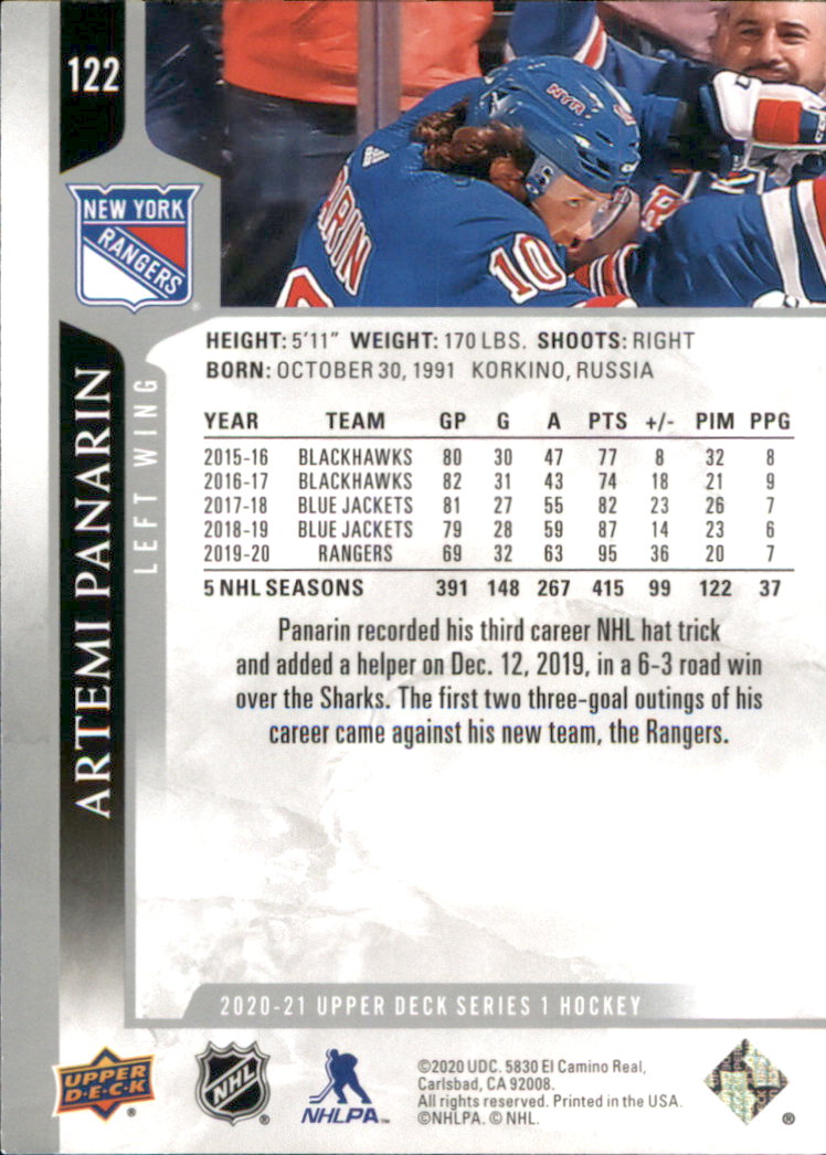 A7774- 2020-21 Upper Deck Hockey Karte #S 1-250 -du Pick- 15 + Gratis US Schiff - Bild 205 von 327