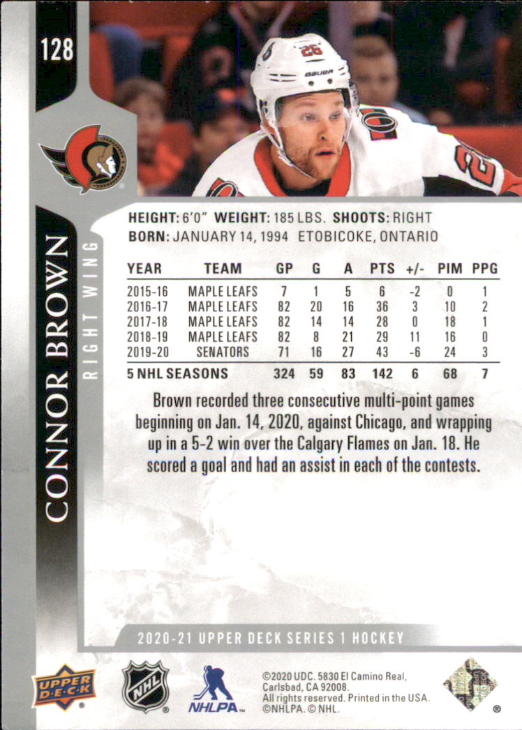 A7774- 2020-21 Upper Deck Hockey Karte #S 1-250 -du Pick- 15 + Gratis US Schiff - Bild 211 von 327