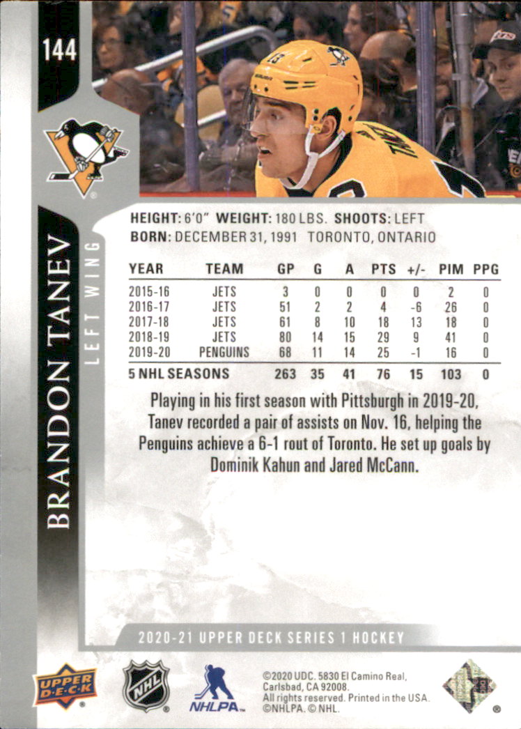 A7774- 2020-21 Upper Deck Hockey Karte #S 1-250 -du Pick- 15 + Gratis US Schiff - Bild 241 von 327