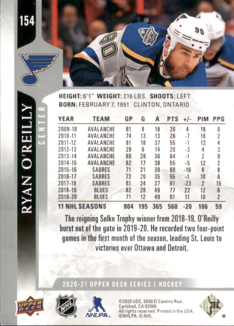 A7774- 2020-21 Upper Deck Hockey Karte #S 1-250 -du Pick- 15 + Gratis US Schiff - Bild 257 von 327