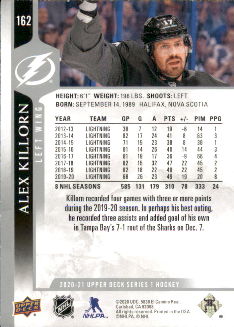 A7774- 2020-21 Upper Deck Hockey Karte #S 1-250 -du Pick- 15 + Gratis US Schiff - Bild 271 von 327