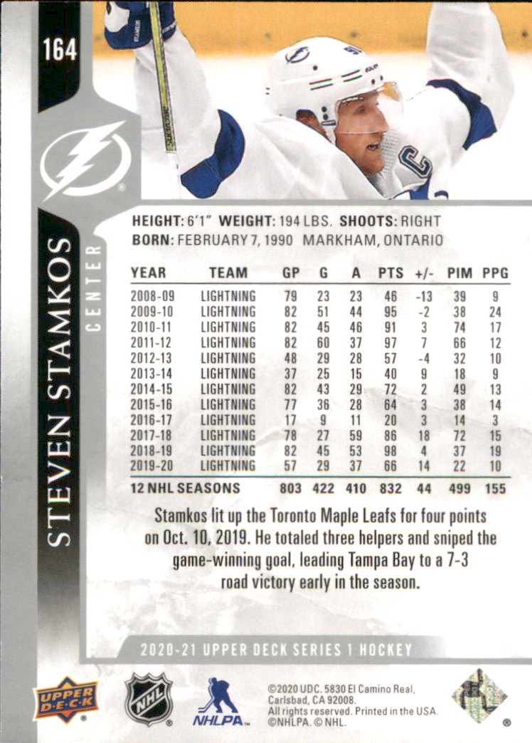 A7774- 2020-21 Upper Deck Hockey Karte #S 1-250 -du Pick- 15 + Gratis US Schiff - Bild 273 von 327