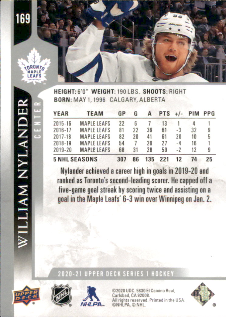 A7774- 2020-21 Upper Deck Hockey Karte #S 1-250 -du Pick- 15 + Gratis US Schiff - Bild 281 von 327