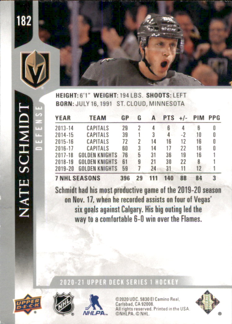A7774- 2020-21 Upper Deck Hockey Karte #S 1-250 -du Pick- 15 + Gratis US Schiff - Bild 303 von 327