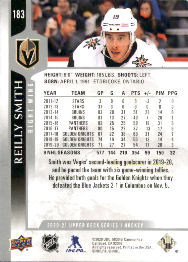 A7774- 2020-21 Upper Deck Hockey Karte #S 1-250 -du Pick- 15 + Gratis US Schiff - Bild 305 von 327
