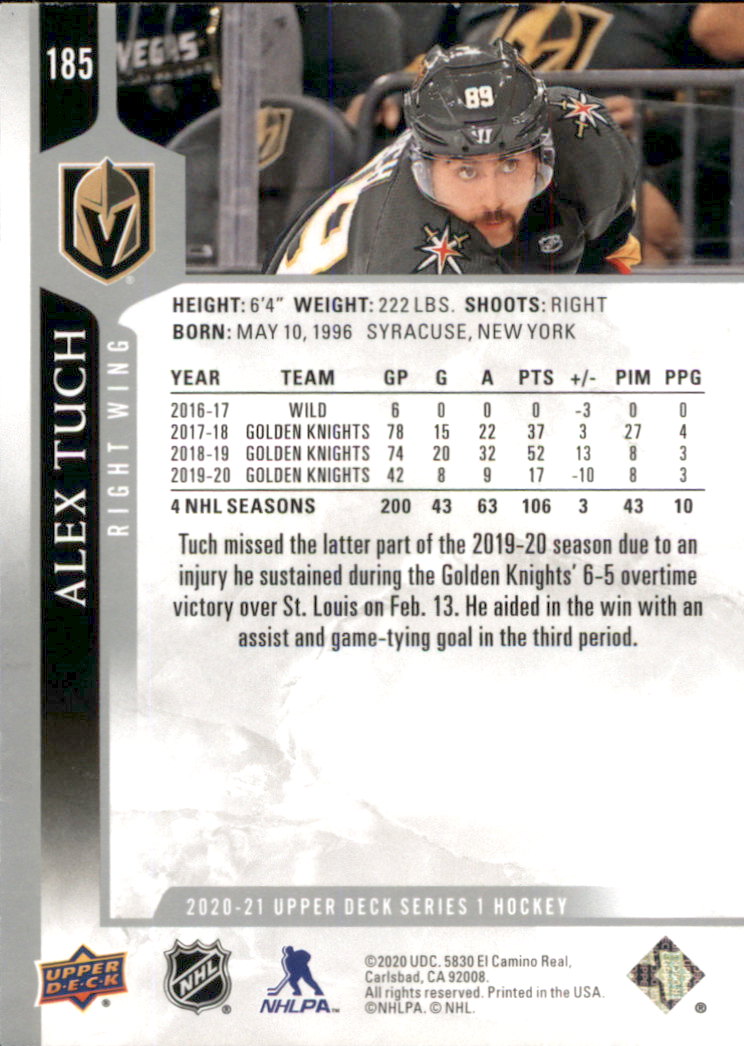 A7774- 2020-21 Upper Deck Hockey Karte #S 1-250 -du Pick- 15 + Gratis US Schiff - Bild 309 von 327