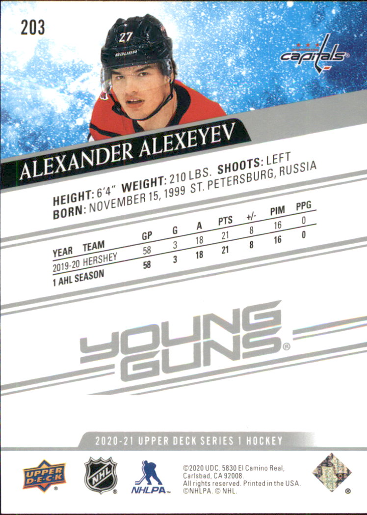 A7774- 2020-21 Upper Deck Hockey Karte #S 1-250 -du Pick- 15 + Gratis US Schiff - Bild 313 von 327