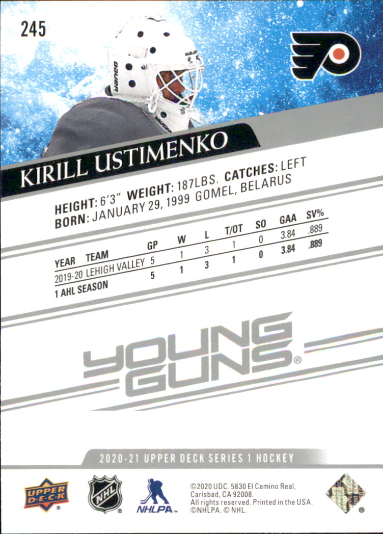 A7774- 2020-21 Upper Deck Hockey Karte #S 1-250 -du Pick- 15 + Gratis US Schiff - Bild 325 von 327