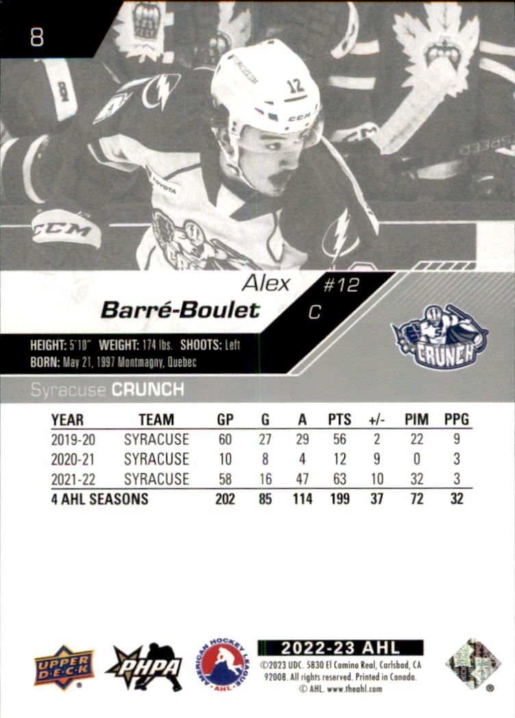 2022-23 Upper Deck AHL Hockey Card Pick (Base)