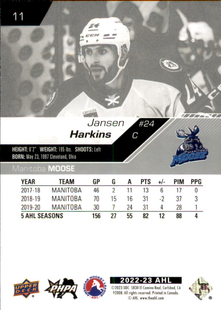 2022-23 Upper Deck AHL Hockey Card Pick (Base)