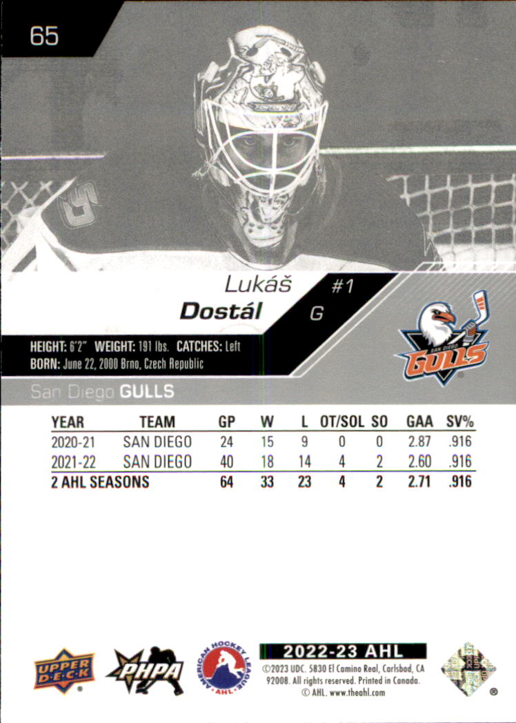 2022-23 Upper Deck AHL Hockey Card Pick (Base)