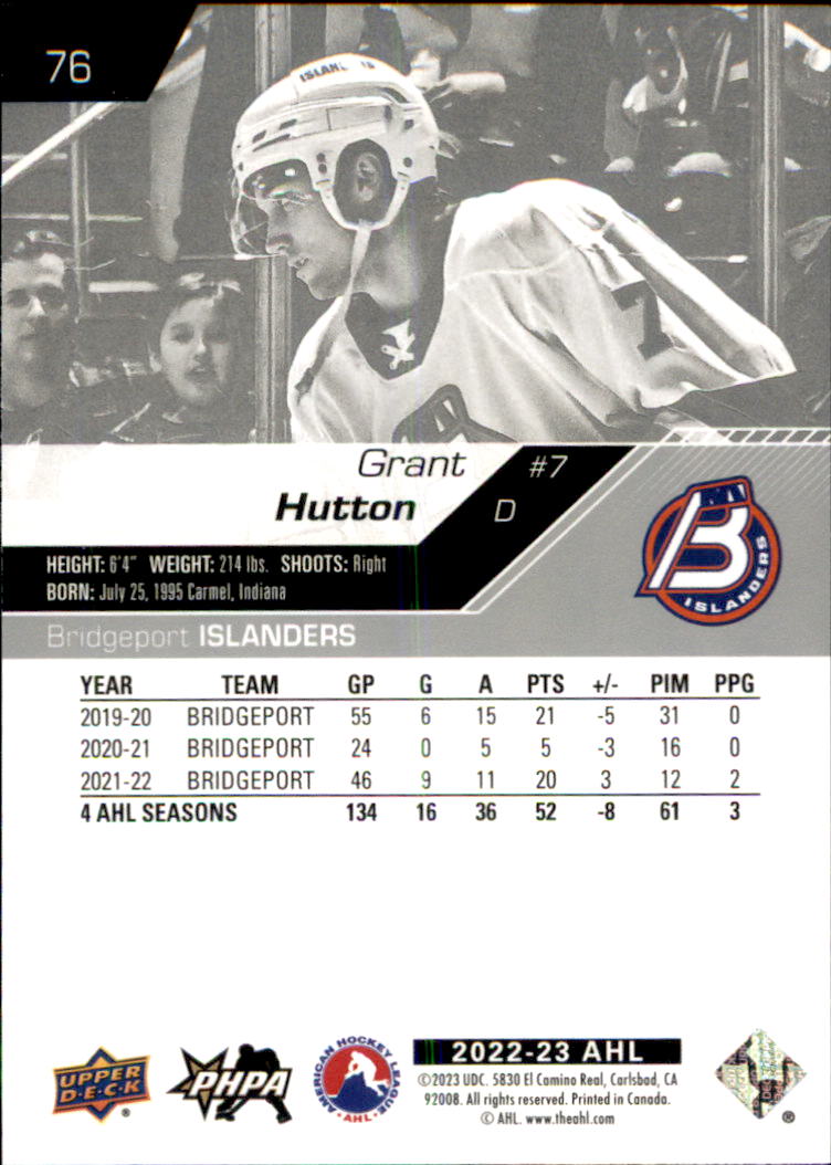 2022-23 Upper Deck AHL Hockey Card Pick (Base)