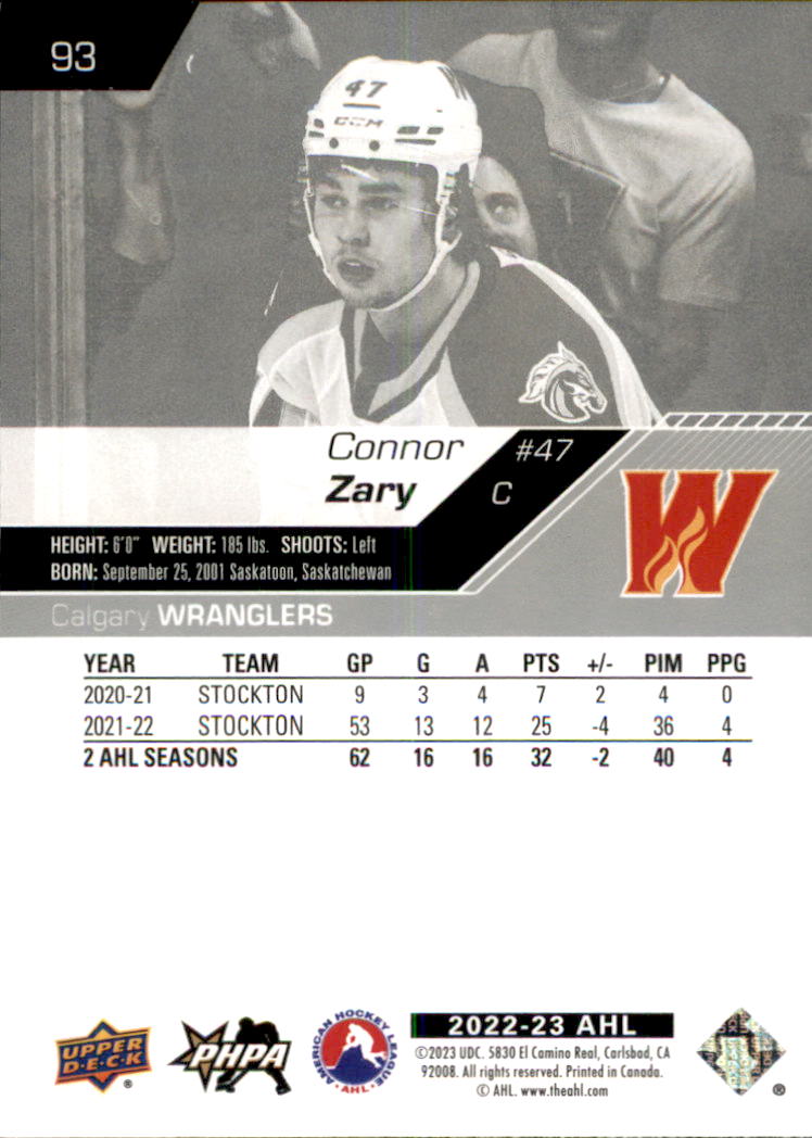 2022-23 Upper Deck AHL Hockey Card Pick (Base)