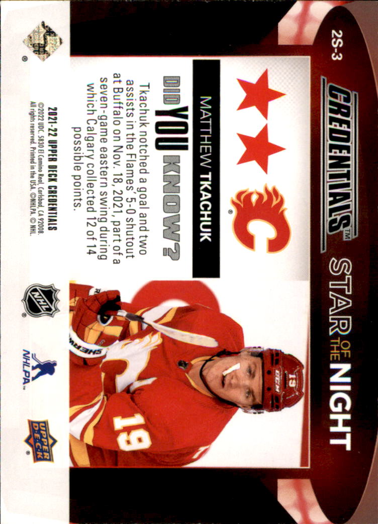 B5537- 2021-22 Upper Deck Credentials Hockey Cards -You Pick- 15+ FREE US SHIP