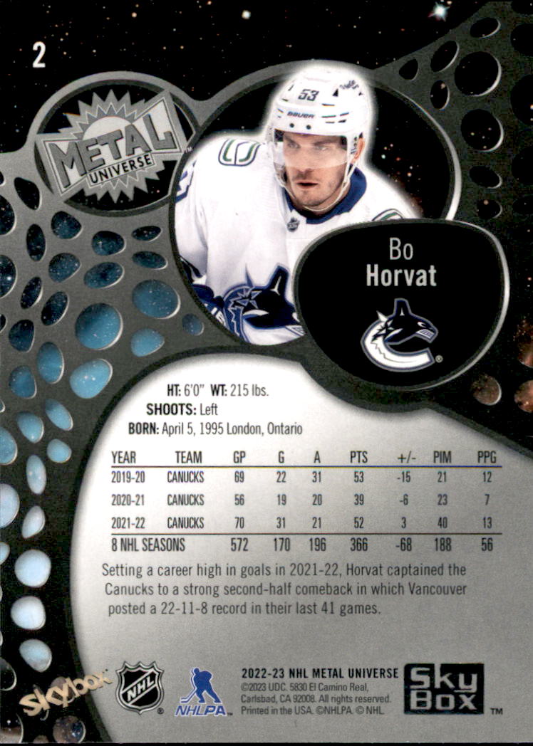 B5506- 2022-23 Metal Universe Hockey Card #s 1-200 -You Pick- 15+ FREE US SHIP