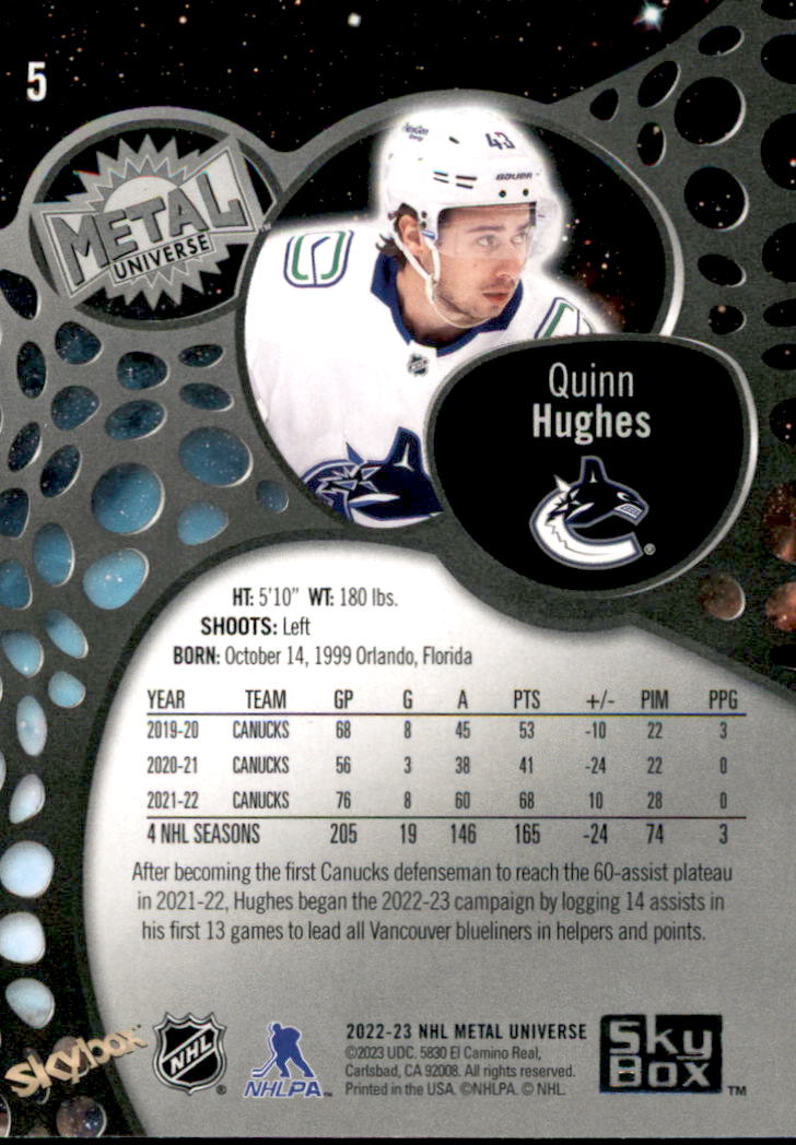 B5506- 2022-23 Metal Universe Hockey Card #s 1-200 -You Pick- 15+ FREE US SHIP