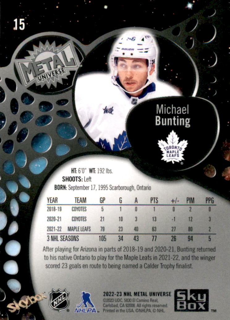 B5506- 2022-23 Metal Universe Hockey Card #s 1-200 -You Pick- 15+ FREE US SHIP