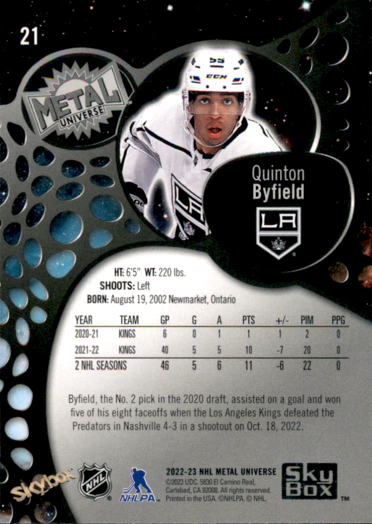 B5506- 2022-23 Metal Universe Hockey Card #s 1-200 -You Pick- 15+ FREE US SHIP