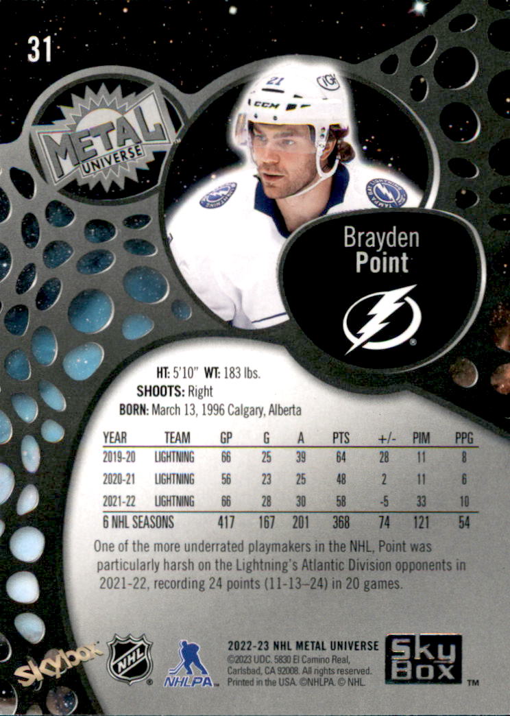 B5506- 2022-23 Metal Universe Hockey Card #s 1-200 -You Pick- 15+ FREE US SHIP