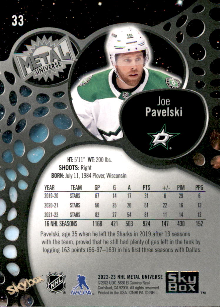 B5506- 2022-23 Metal Universe Hockey Card #s 1-200 -You Pick- 15+ FREE US SHIP